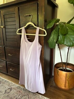 Everyday Scoop Neck Athletic Dress - Light Lavender